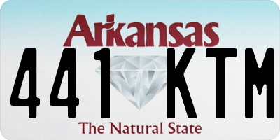 AR license plate 441KTM