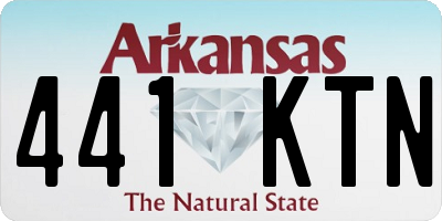 AR license plate 441KTN