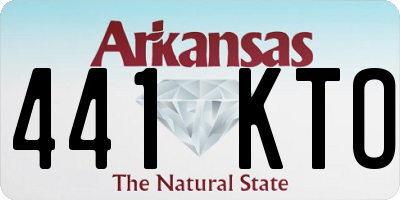 AR license plate 441KTO