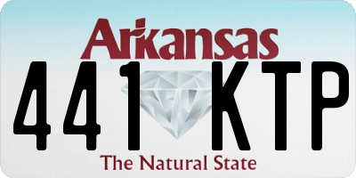 AR license plate 441KTP