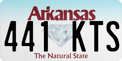 AR license plate 441KTS