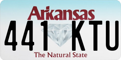 AR license plate 441KTU