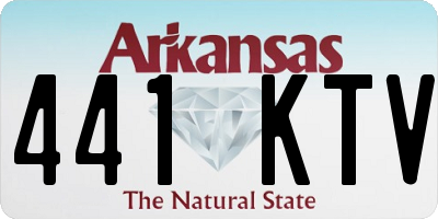 AR license plate 441KTV