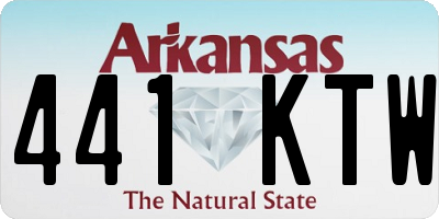 AR license plate 441KTW