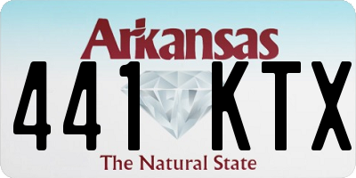 AR license plate 441KTX