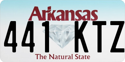 AR license plate 441KTZ