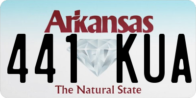 AR license plate 441KUA