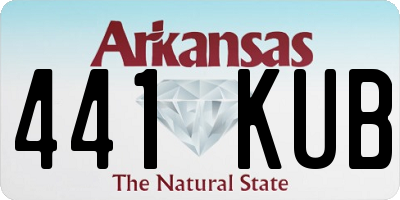 AR license plate 441KUB