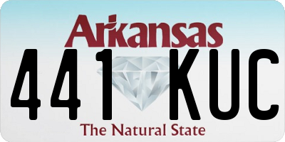 AR license plate 441KUC