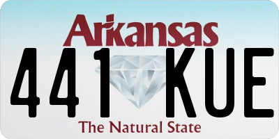 AR license plate 441KUE