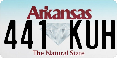 AR license plate 441KUH