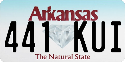 AR license plate 441KUI
