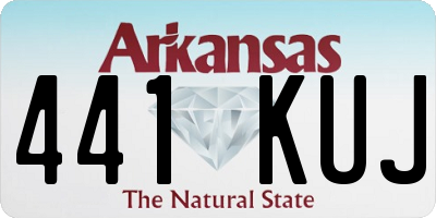 AR license plate 441KUJ