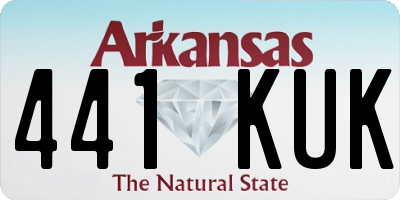 AR license plate 441KUK