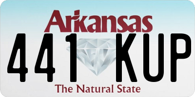AR license plate 441KUP
