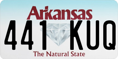 AR license plate 441KUQ