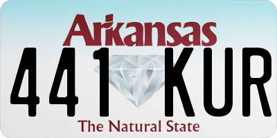AR license plate 441KUR