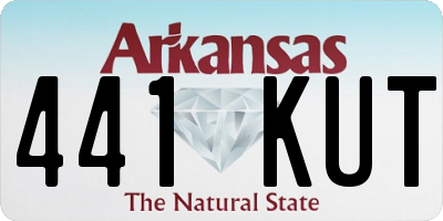 AR license plate 441KUT