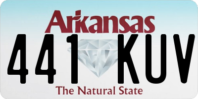 AR license plate 441KUV