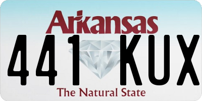 AR license plate 441KUX