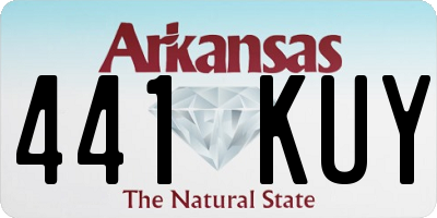 AR license plate 441KUY