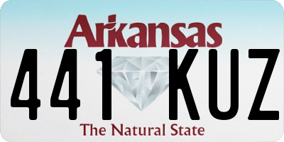 AR license plate 441KUZ