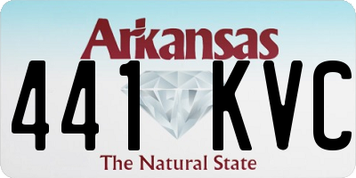 AR license plate 441KVC