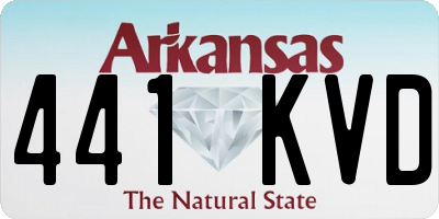 AR license plate 441KVD