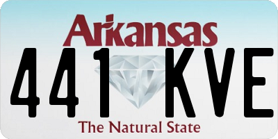 AR license plate 441KVE