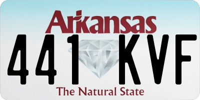 AR license plate 441KVF