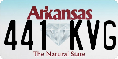 AR license plate 441KVG