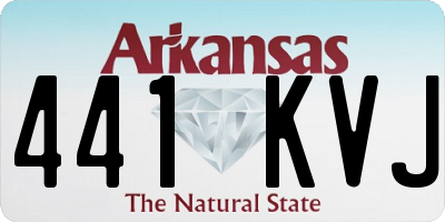 AR license plate 441KVJ