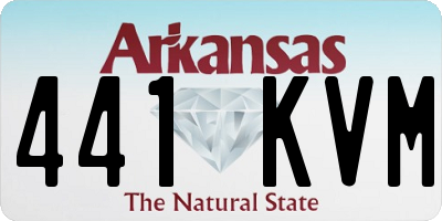 AR license plate 441KVM
