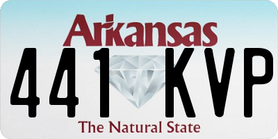 AR license plate 441KVP