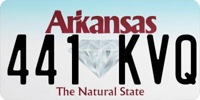 AR license plate 441KVQ