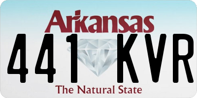 AR license plate 441KVR