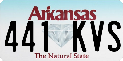 AR license plate 441KVS