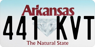 AR license plate 441KVT