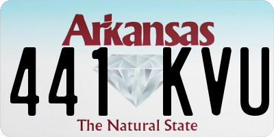AR license plate 441KVU