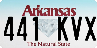 AR license plate 441KVX