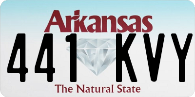 AR license plate 441KVY