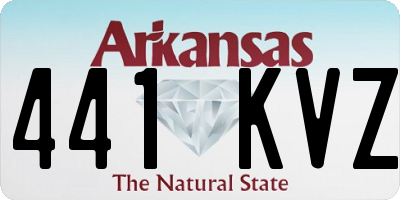 AR license plate 441KVZ