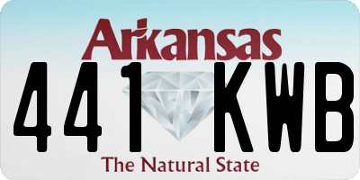 AR license plate 441KWB