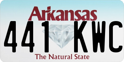AR license plate 441KWC