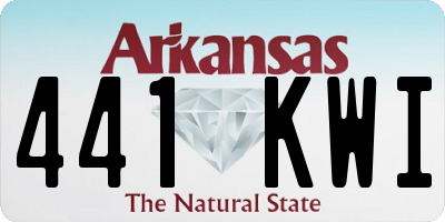 AR license plate 441KWI