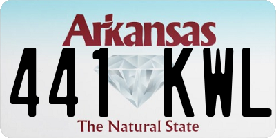 AR license plate 441KWL