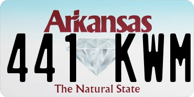 AR license plate 441KWM