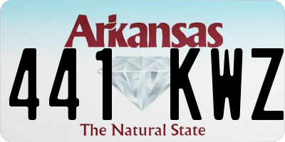 AR license plate 441KWZ