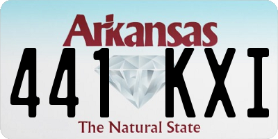 AR license plate 441KXI