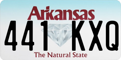 AR license plate 441KXQ